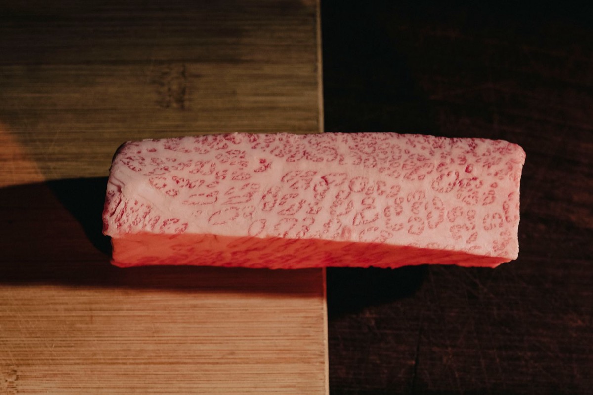 Intensely marbled Fullblood Wagyu ribeye